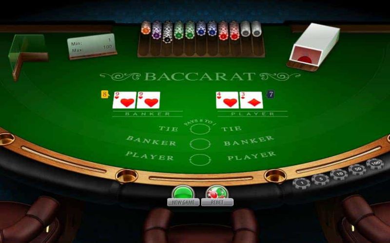 Baccarat – Top 4 trong các loại game bài đổi thưởng phổ biến tại Casino