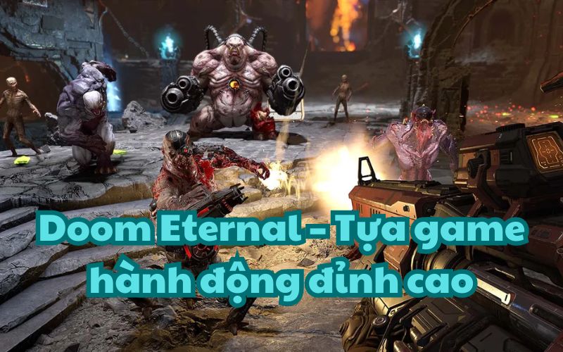 Doom Eternal đưa người chơi đến Trái Đất, nơi đang chịu sự thống trị của lũ quỷ từ địa ngục