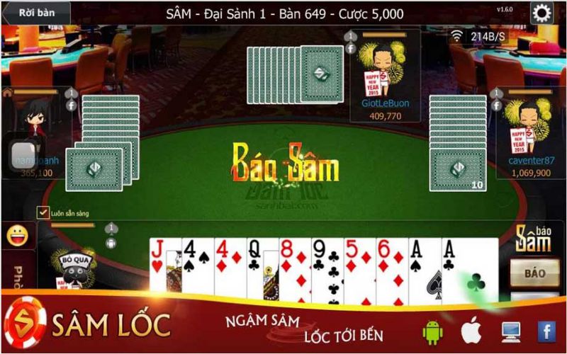Sâm Lốc – Trò chơi được lòng cược thủ tại nhiều sòng bài