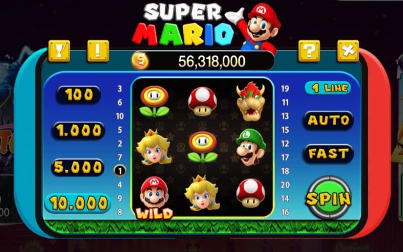 Chơi Super Mario siêu hấp dẫn tại cổng game đổi thưởng 789 Club