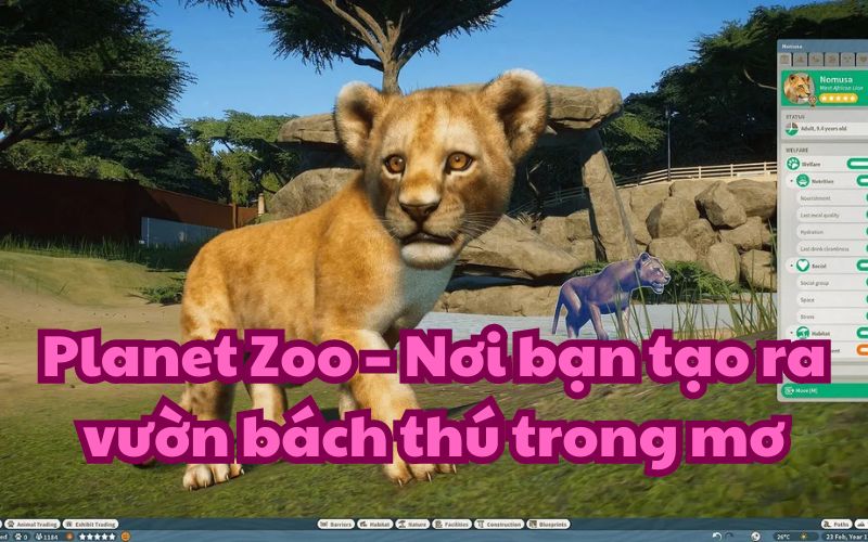 Trong game này, bạn sẽ được thiết kế các công trình, quản lý vận hành vườn thú và giao tiếp với những sinh vật sống
