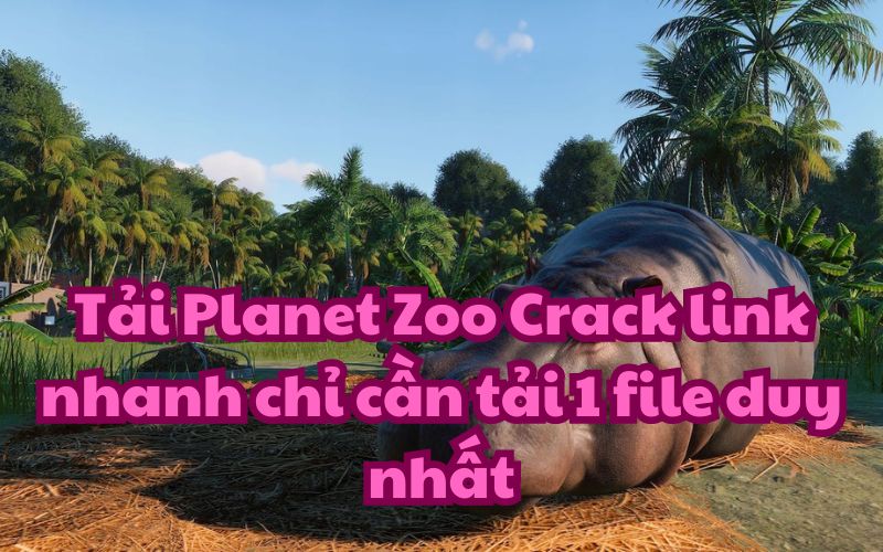 Tải Planet Zoo Crack link nhanh chỉ cần tải 1 file duy nhất